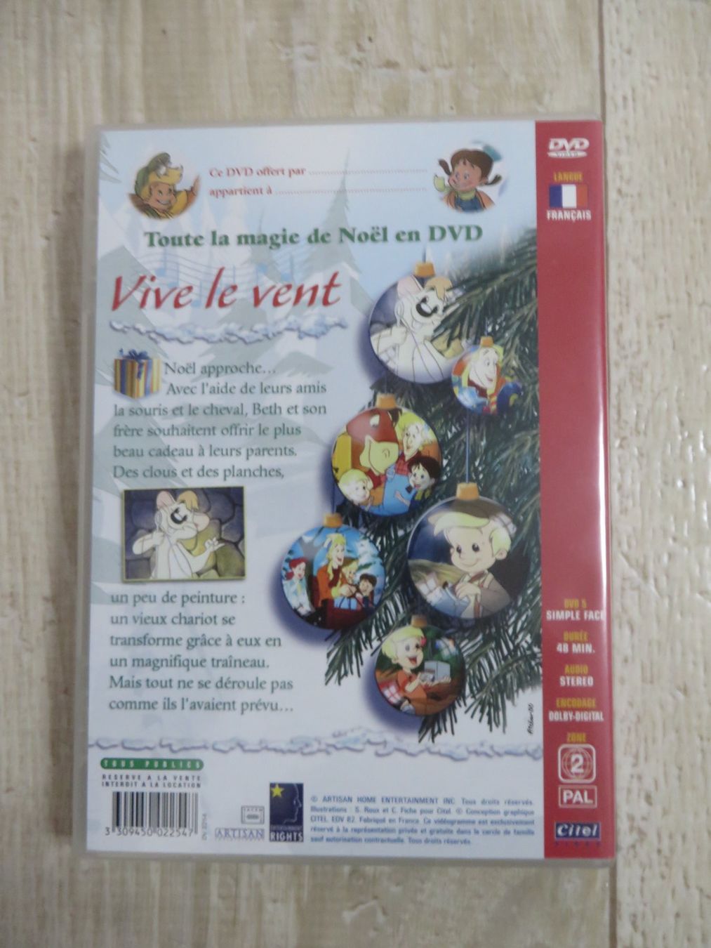 Tutti i DVDs: J213 - DVD Vive le vent – Nuovo (secondo la descrizione) da Sottens venduto da locepa 1
