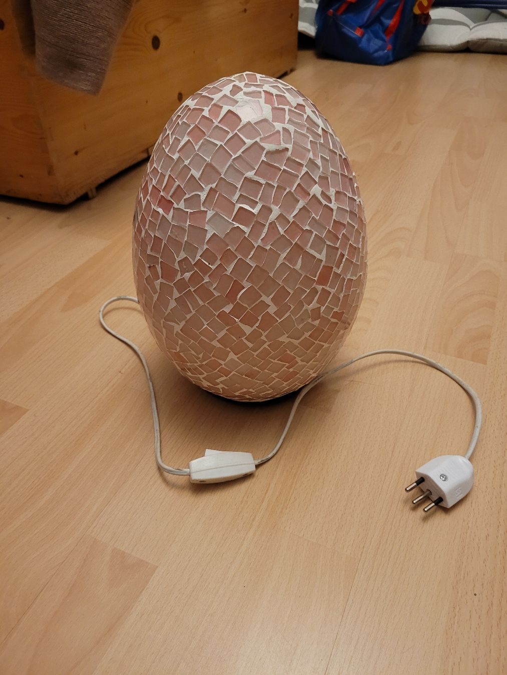 Lampade: Ei Lampe Mosaik handmade – Usato da Inwil venduto da Flower2325