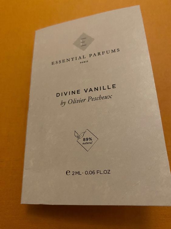 2 ml Essential Parfums Divine Vanille Probe | Kaufen auf Ricardo