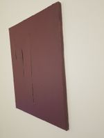 Original Gemälde Abstrakte Kunst 40x50 Purpurrot Zertifikat