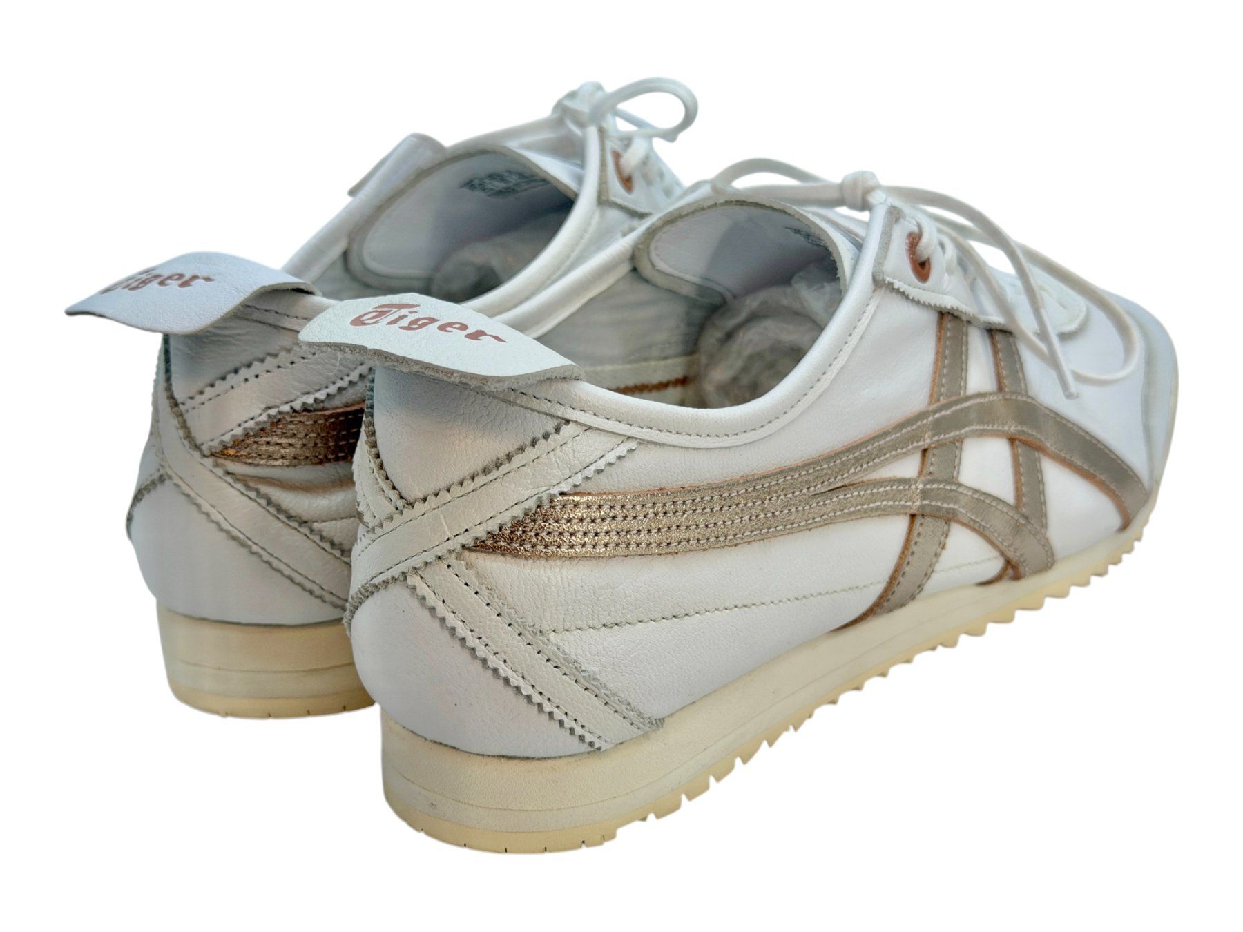 Onitsuka Damenschuhe: Onitsuka Tiger MEXICO 66 SD blanches & dorées Pointure 39.5 – Gebraucht aus Morges von 1tiquaire 7