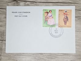CL05 Enveloppe + Timbre Haute-Volta 1977