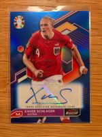 Topps Finest Xaver Schlager Österreich Autogramm /150