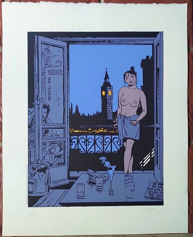 Fumetti: Cosey Sérigraphie Hanoï sur Londres Raspoutine signée – Usato da LAUSANNE venduto da swof