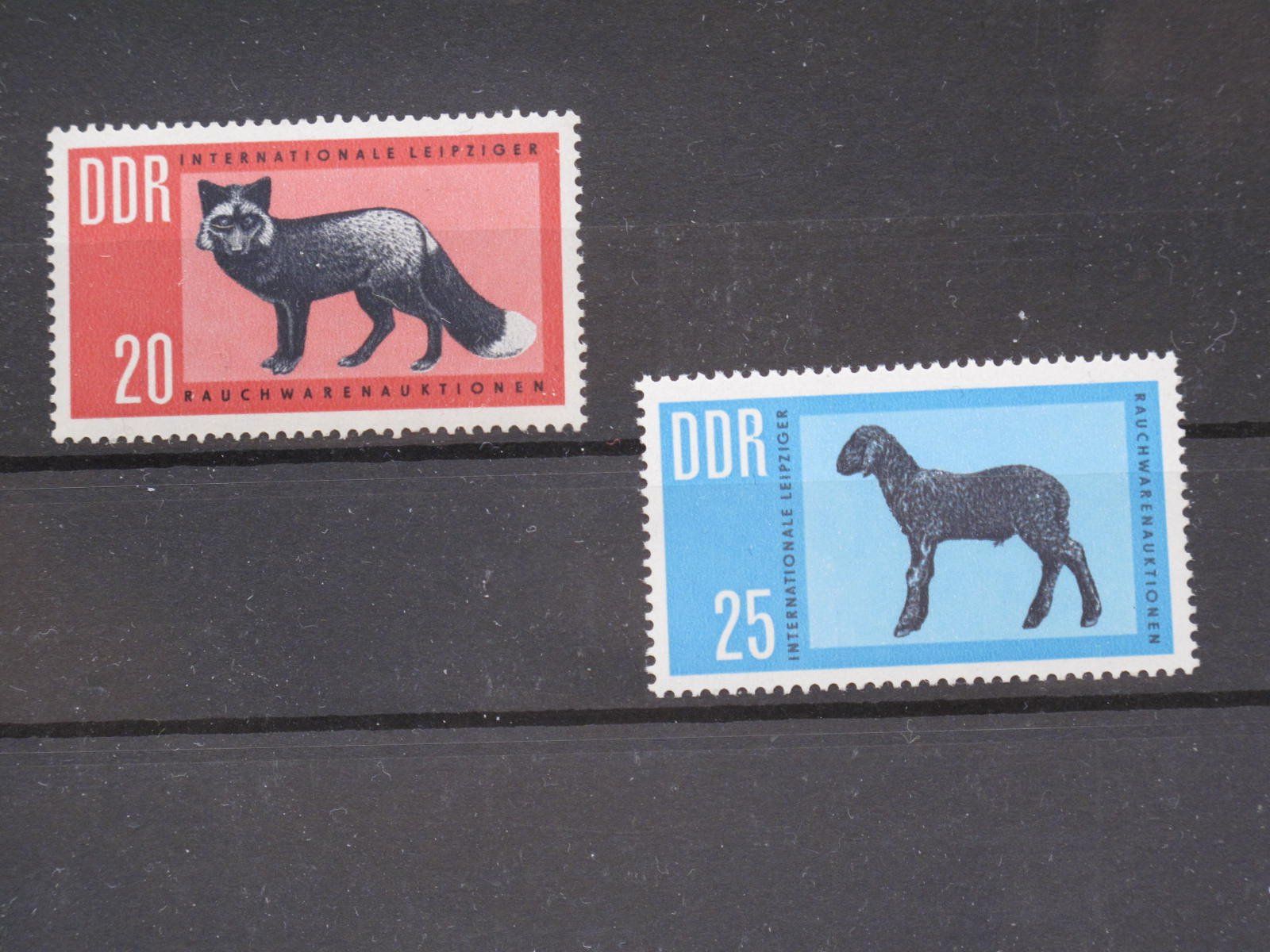 Tutti i francobolli: DDR 1963 Rauchwarenauktion ** – Usato da Wil SG venduto da fva01