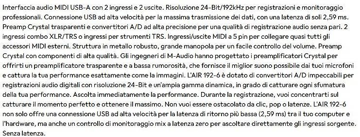 Attrezzatura per studi di registrazione: Scheda Audio M-AUDIO 192/4 – Usato da Figino venduto da FrankOne-55 3