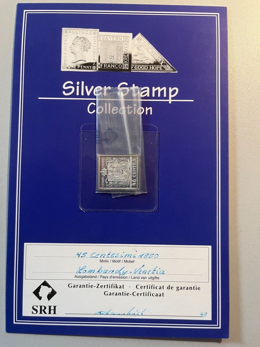 Edelmetalle: Silber - 4,9 Gramm / Lombardo Veneto 1850 – Neu und originalverpackt aus Arch von Karibu19