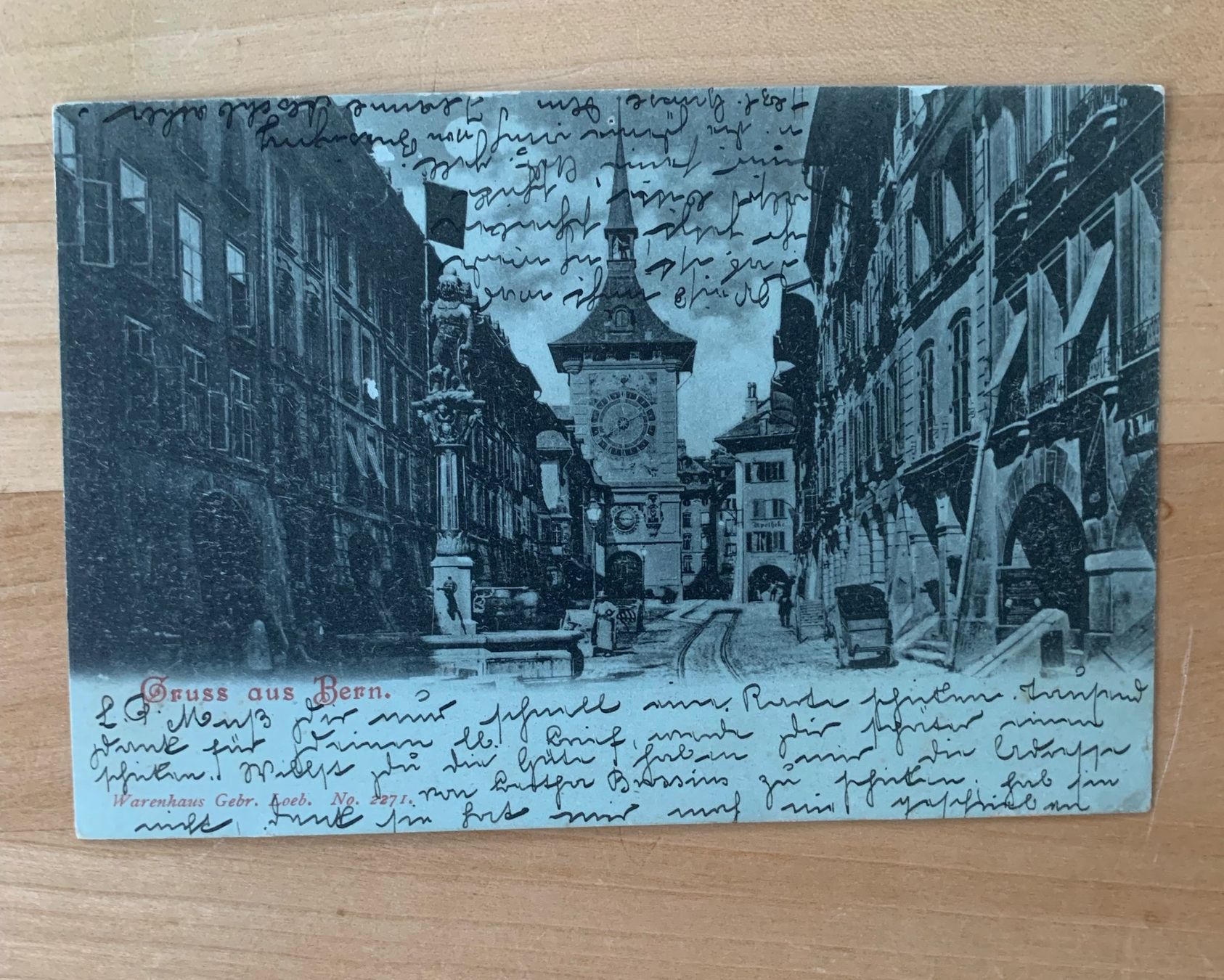 Ansichtskarten: Bern 1904 Postkarte – Gebraucht aus Zürich von ruedigg