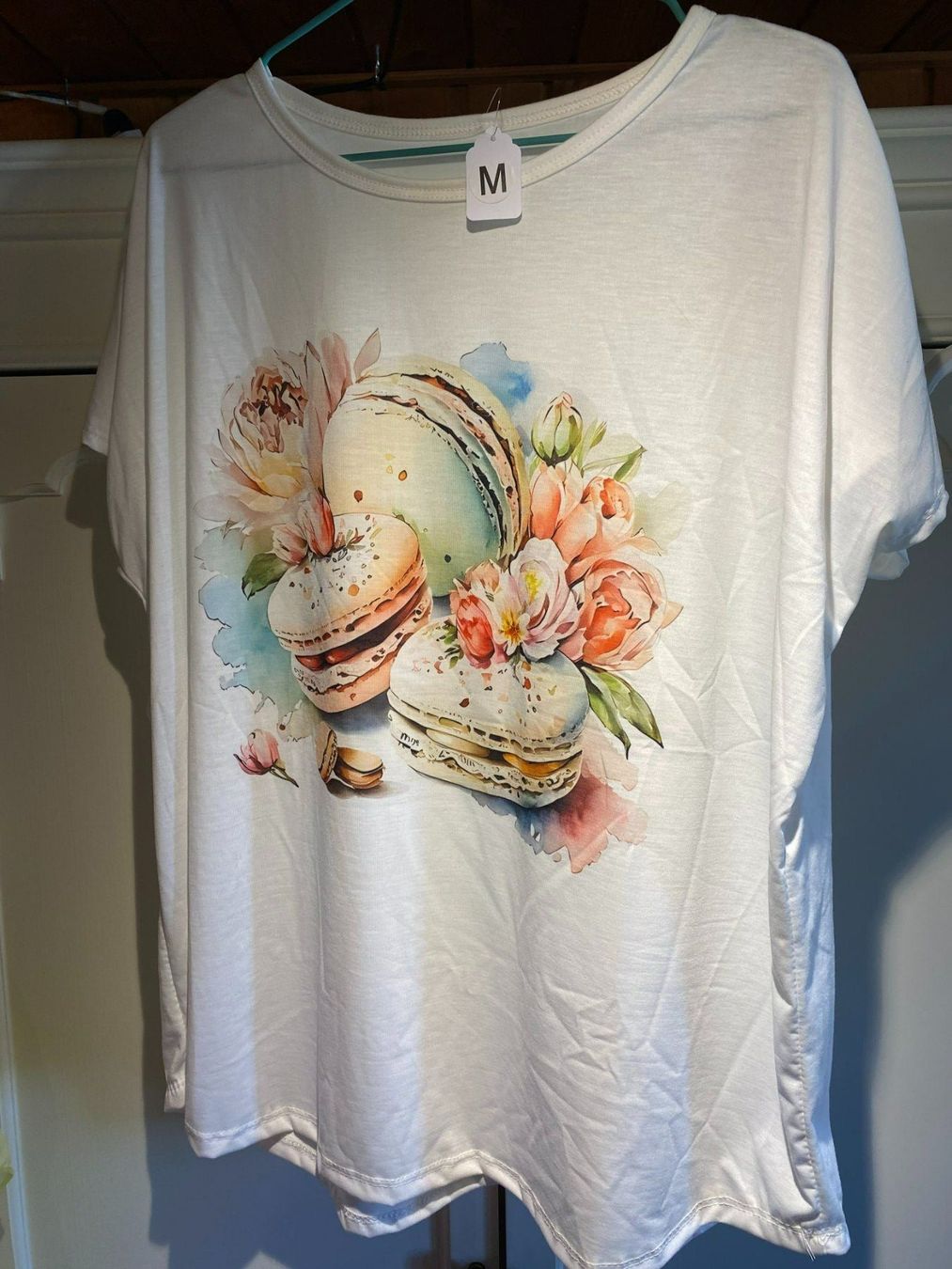 T-shirt: DAMEN KURZARM SHIRT MACARONS – Nuovo e nell'imballaggio originale da Meienried venduto da ManuelaBoutique 4
