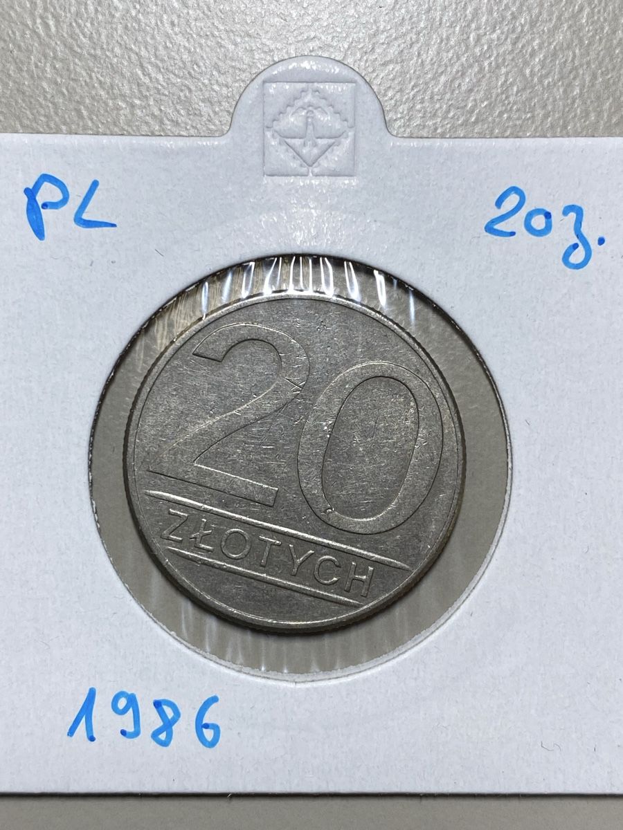 Alle Münzen: Pologne - 20 Ztoty - 1986 – Gebraucht aus Payerne von Mike1682