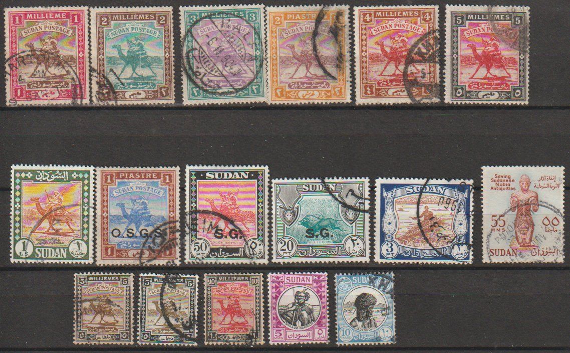 Alle Briefmarken: Sudan  divers – Gebraucht aus Crans-Montana von kira56