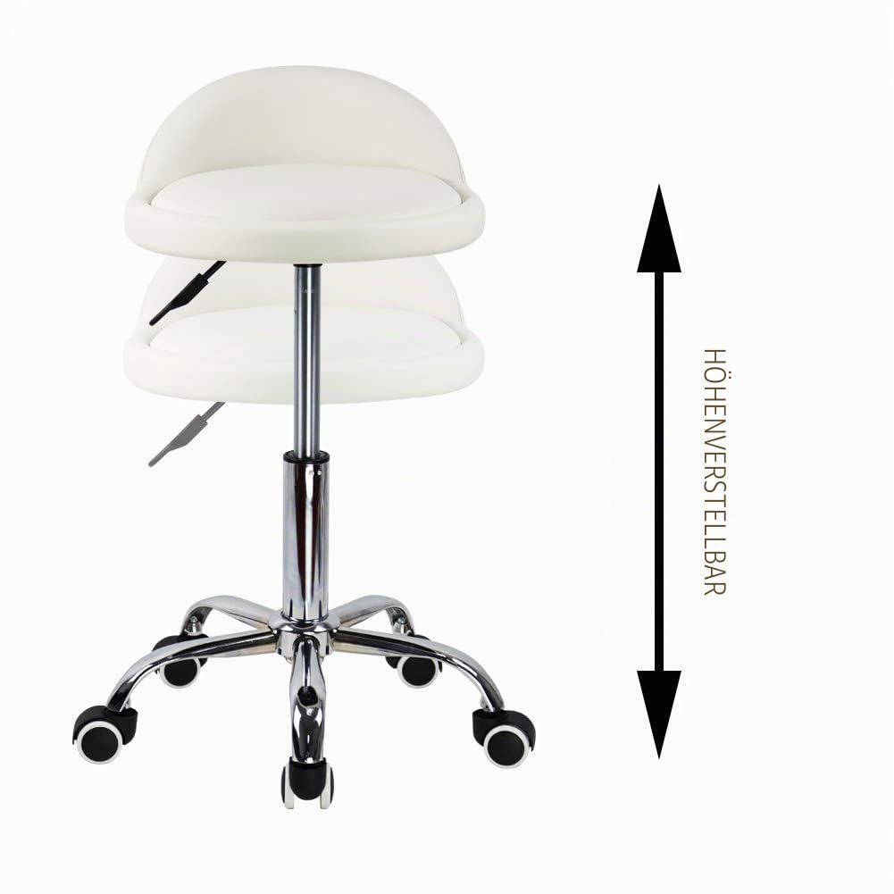 Sgabelli: Rollhocker Arbeitshocker Drehhocker mit Rückenlehne Rollen – Nuovo e nell'imballaggio originale da Herisau venduto da Serenco 2