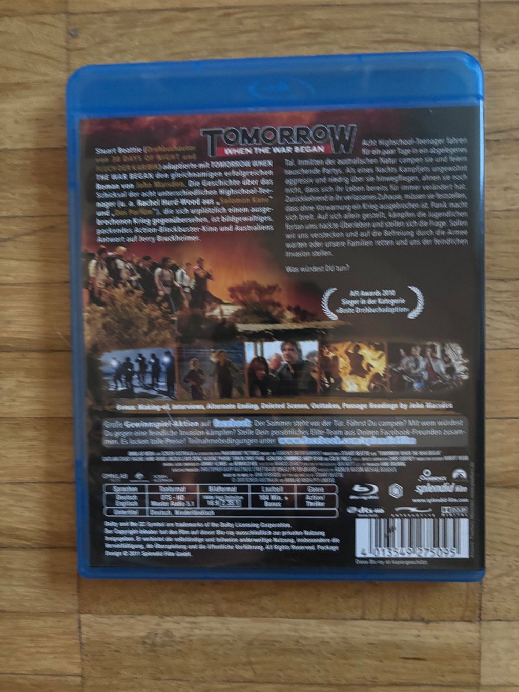 Tutti i DVDs: TOMORROW WHEN THE WAR BEGAN (BLU-RAY) – Usato da Basel venduto da san_2qlq 1