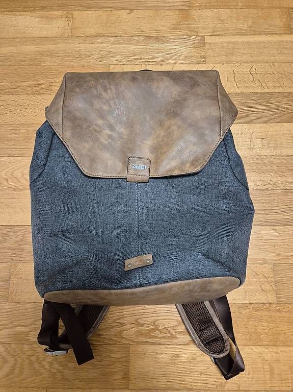 Zwei Zaini: ZWEI Rucksack OLLI grau/braun – Usato da Niederrohrdorf venduto da sm_f