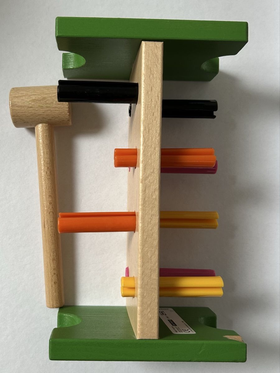 Giocattoli: Holz-Kugelbahn mit Hammer – Nuovo (secondo la descrizione) da Schlieren venduto da tam_66h7