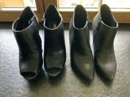 Schwarze Stiefeletten, Gr. 38, Top Zustand 49