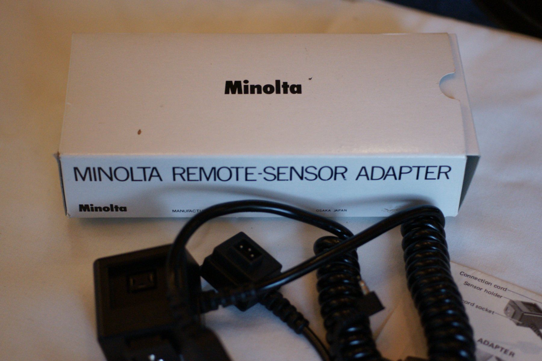 Minolta Remote Sensor Adapter zu Auto Electroflash 320X/320 (Neu ...