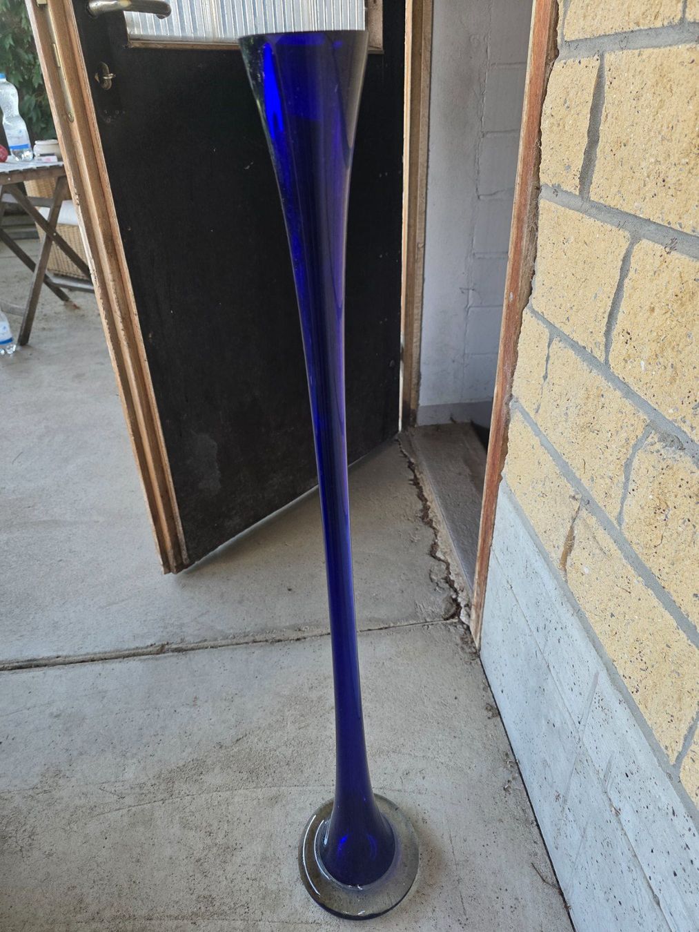 Vasi & Recipienti: grosse Blaue Ständer Glas Vase Dekoration – Usato da Walterswil BE venduto da Lonitti