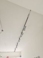 Deckenstrahler Schienensystem 6 Spots silber gebraucht
