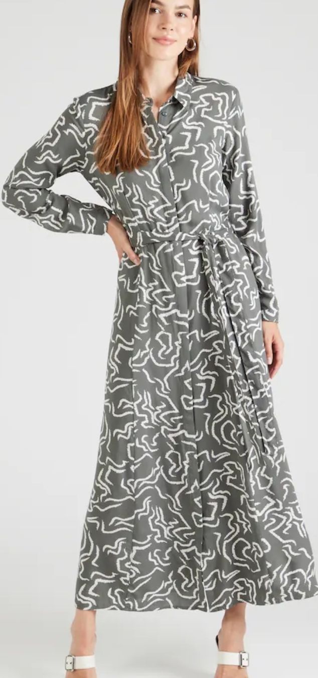 Vestiti: Maxikleid mit Muster Grösse S langarm – Usato da Zürich venduto da nara13