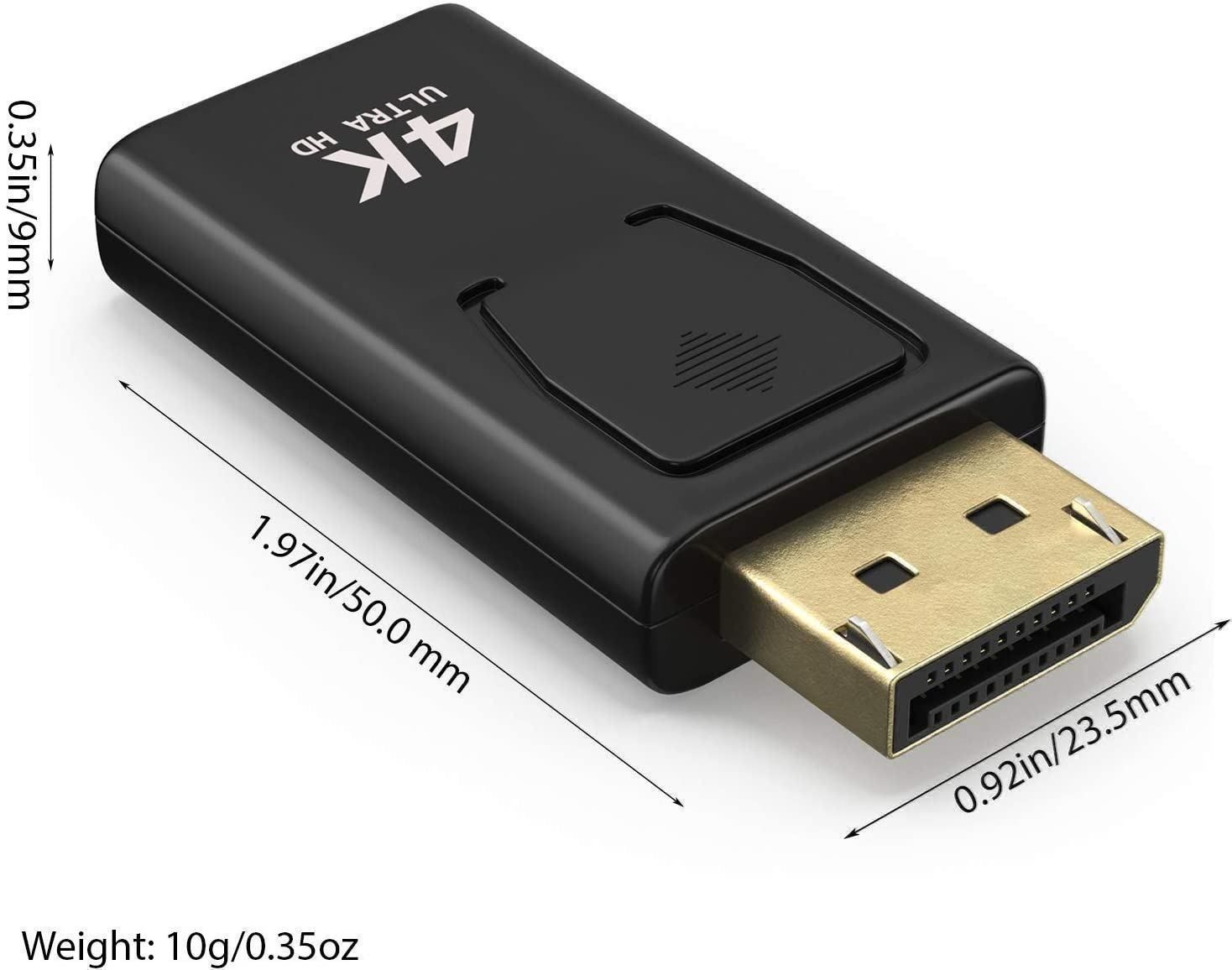Adapter: DisplayPort Stecker auf HDMI Adapter 4K – Neu (gemäss Beschreibung) aus Thun von onlino 1