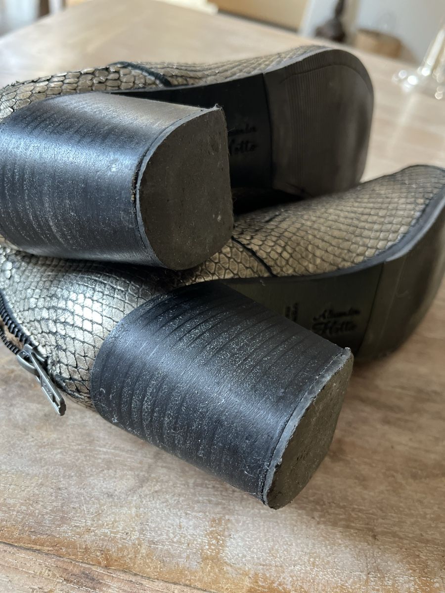 Damenschuhe: Alexander Hotto Boots, Gold, 39 – Gebraucht aus Zürich von Starstone 3