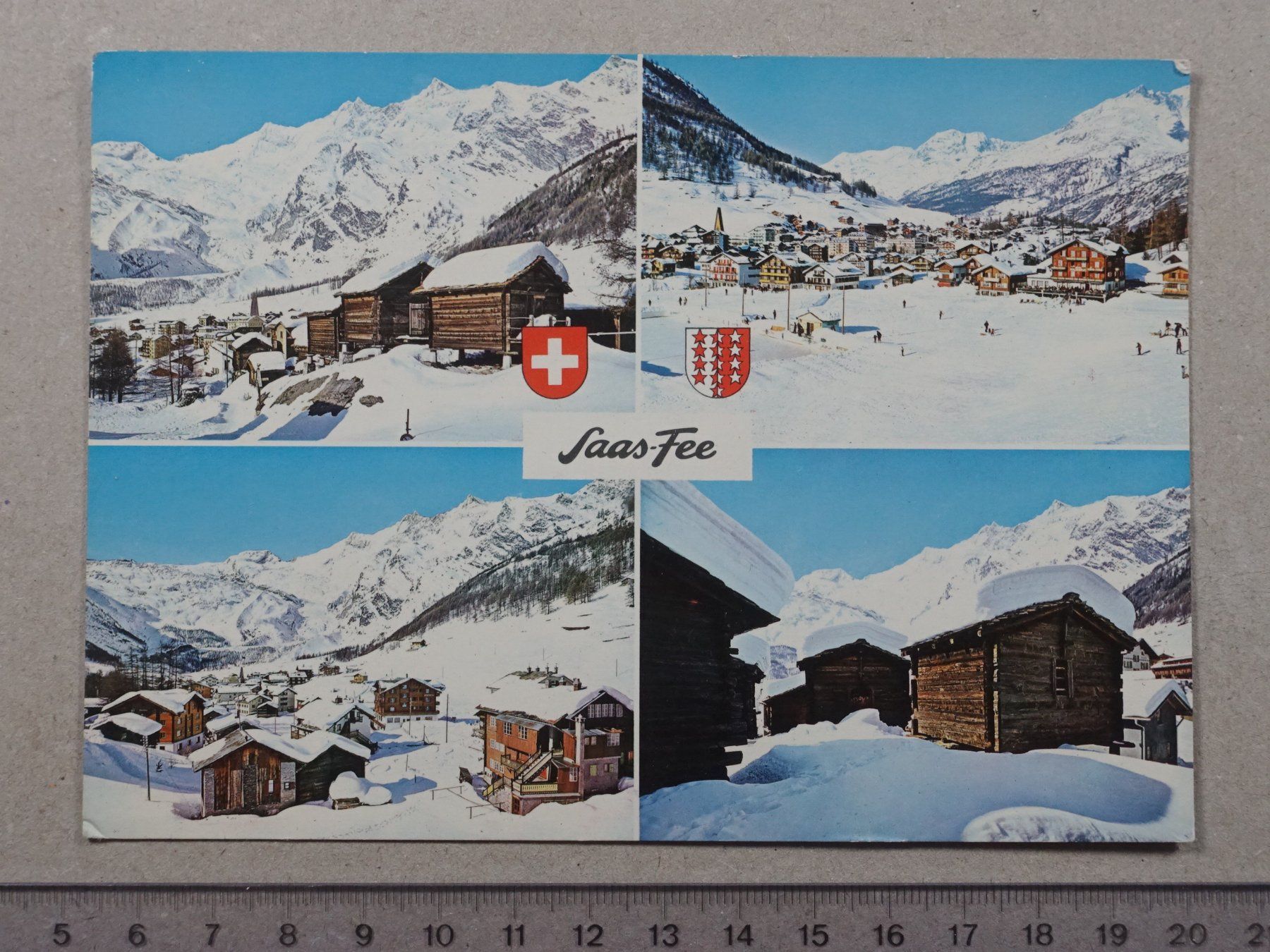 Cartes postales: Saas-Fee, 1972 – D'occasion à Lenzburg par fh1