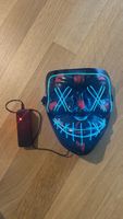 LED Halloween Purge Maske - leuchtend