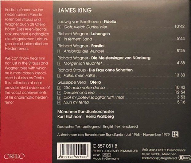 CDs: James King - James King – D'occasion à Grüningen par azulamarillo 1