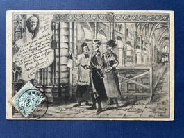 Alte Ansichtskarte, Frankreich 1907 Jean du Cogno, Rarität!