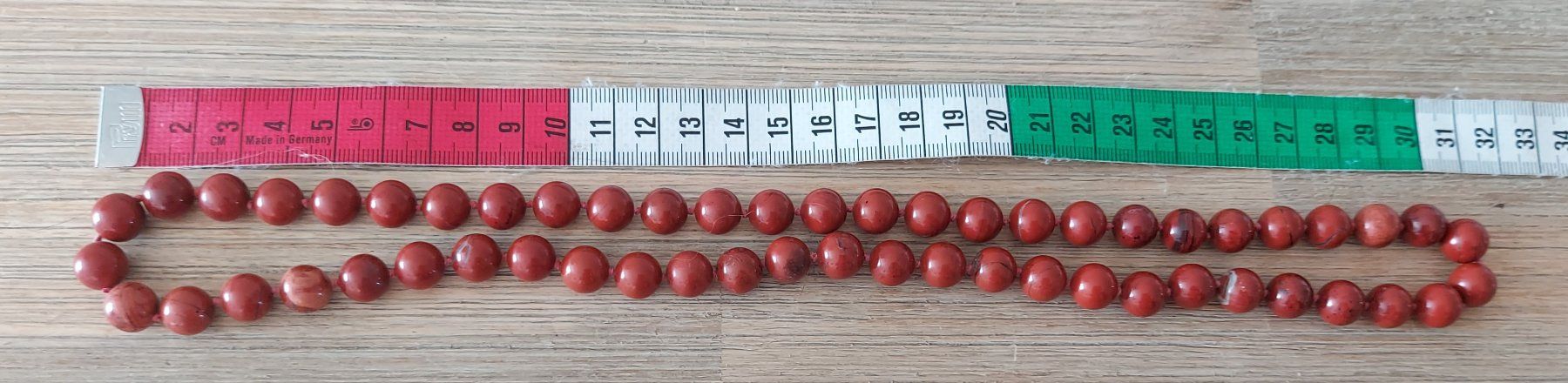 Colliers: Neue Roter Jaspis Halskette 62 cm lang – Neuf (Voir description) à Basel par Mazzo84 1
