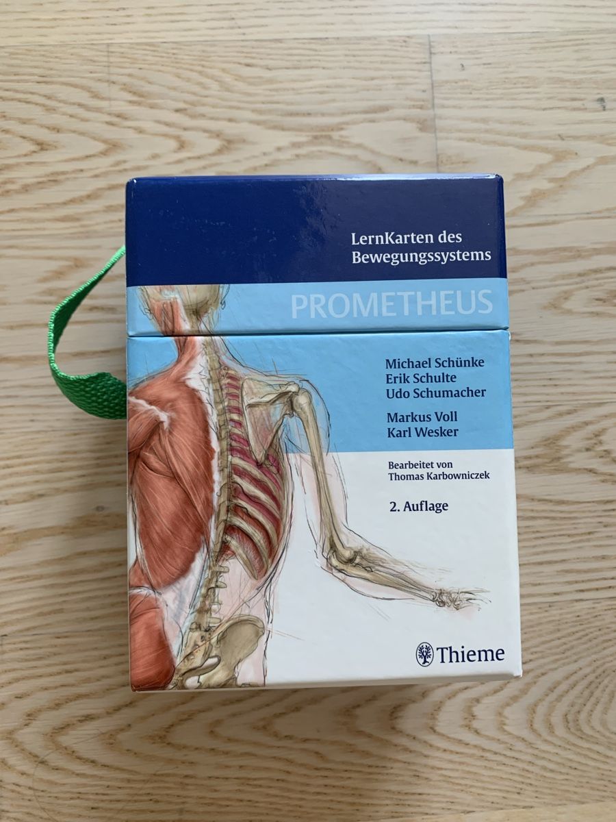 Altro materiale scolastico: Anatomie Lernkarten PROMETHEUS Bewegungssystem 2. Auflage – Usato da Zürich venduto da mag_sny2