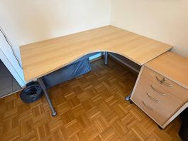 Grand bureau + caisson