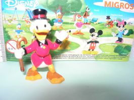 Dagobert Duck Disney-Minifigur mit Laufstock