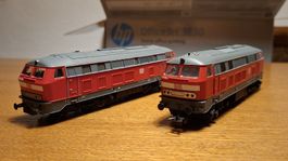 H0 DC Analog Piko 218 296-2, Digital Roco 218 208-7 Loks.