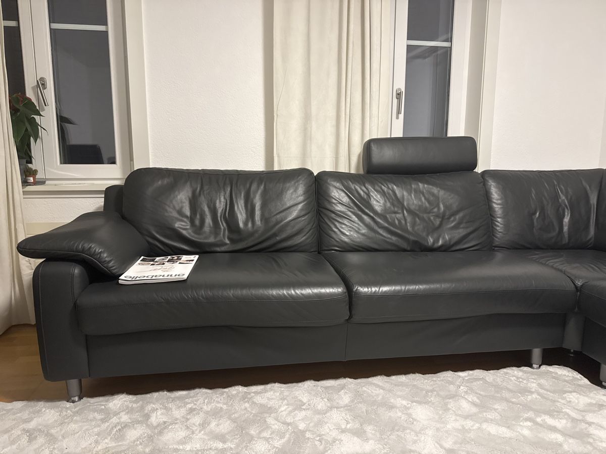 Sofas: Leder Sofa – D'occasion à St. Gallen par nas_zs7f