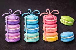 Neues Set Stanzschablonen Macarons