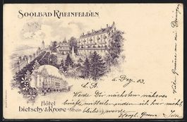 Litho Rheinfelden, Hotel Dietschy, Krone