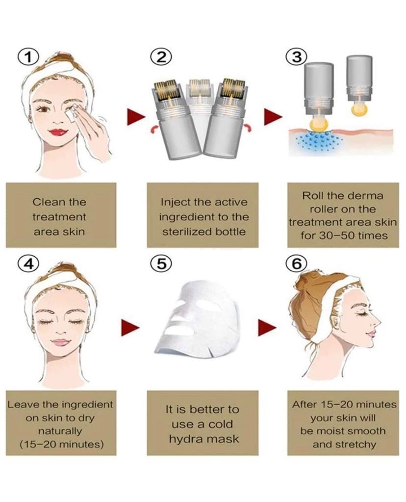 Cura del viso: Hydra Roller 0.25mm – Nuovo e nell'imballaggio originale da Boningen venduto da Beauty_Power_GmbH 3