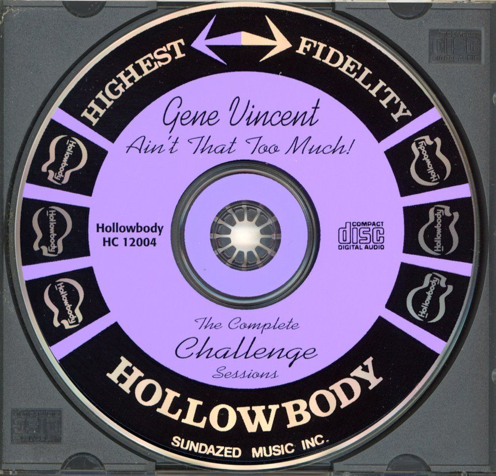 CD: CD - GENE VINCENT Ain't That Too Much The Complete Challenge – Nuovo (secondo la descrizione) da Morges venduto da evnocha3 3