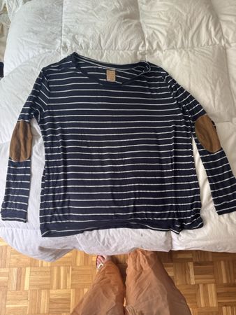 Zara Trafaluc, marine/blanc, taille M - Comme neuf!