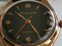 Vintage,HY.Moser&Cie.,Automatik,Top Zustand, Rosevergoldet,