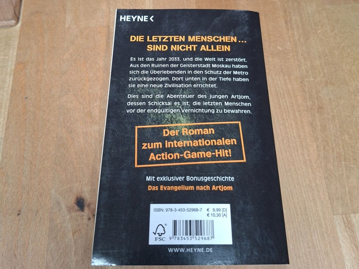 Bücher: Metro 2033 – Gebraucht aus Birsfelden von leo_rws5 1