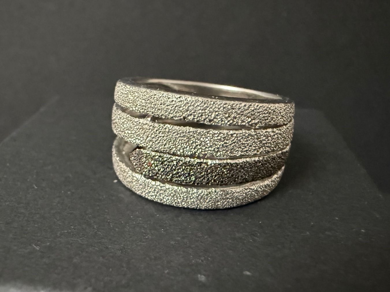 Bagues: Silber Ring 925, diamantiert – D'occasion à Spiegel b. Bern par Rogger72 1