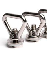 4 robuste Edelstahl Zurrösen für Dach VW T5 T6 T6.1