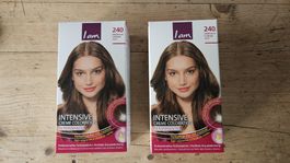 2x Haarfarbe hellbraun, ungeöffnet
