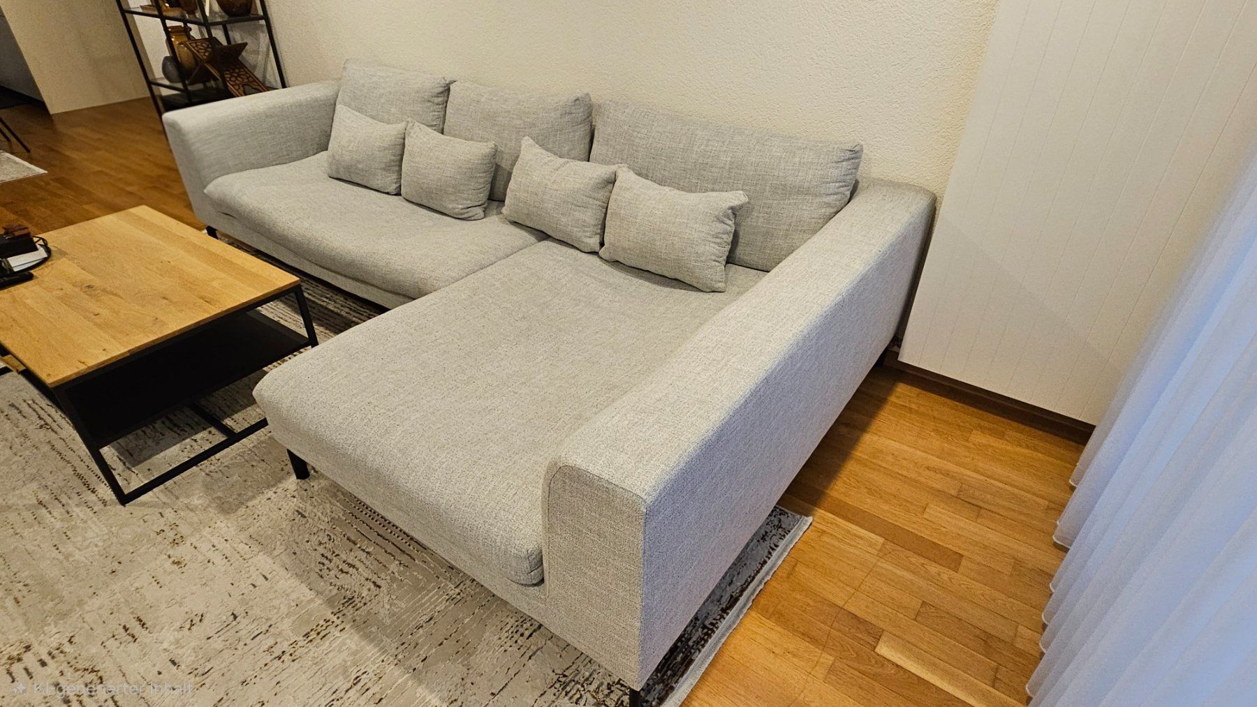 Micasa Sofas: Micasa KRÄMER II Ecksofa hellgrau, Sofa mit Chaiselongue – Gebraucht aus Au ZH von muh_8zkn 5