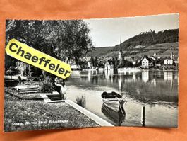 Alte Ansichtskarte Stein am Rhein mit Schloss Hohenklingen
