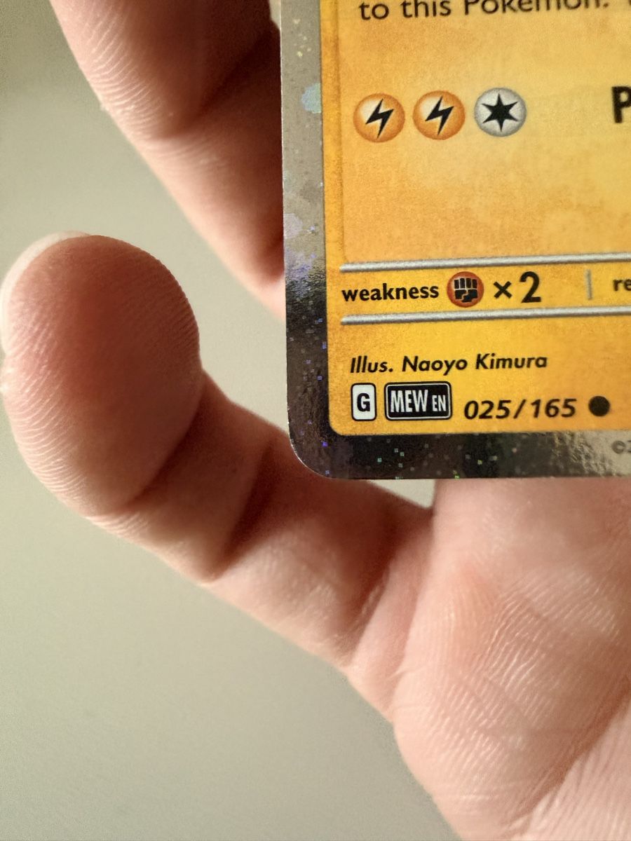 Pokémon Carte collezionabili: Pikachu 025/165 – Nuovo (secondo la descrizione) da Pomy venduto da Asw.luxury 3