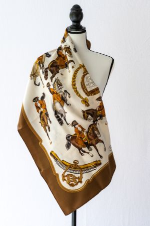 Carre Hermès Reprise Paris - motif cavaliers